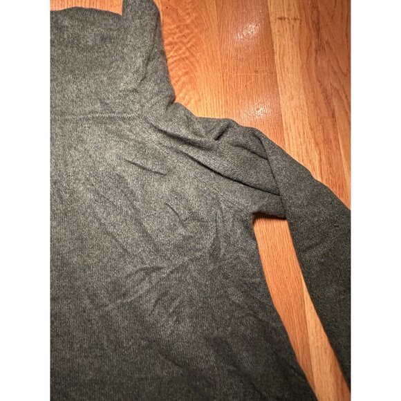 Green QI Cashmere Turtleneck SIze M - Picture 6 of 9